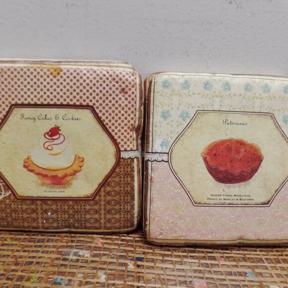 Terri Conrad French Pastry Coasters Set Of Four - Picture 4 of 11